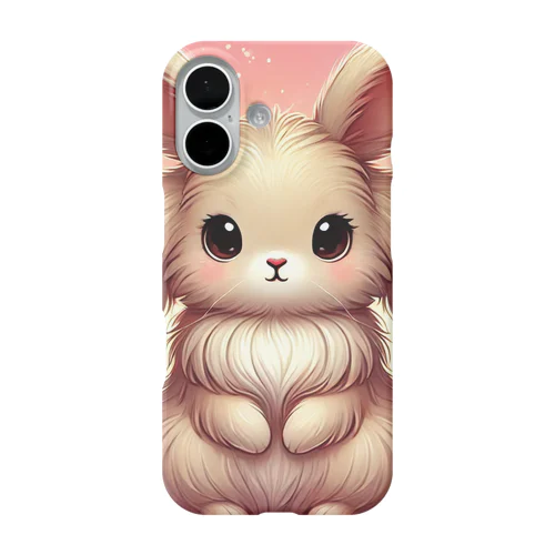 ふわふわキュートなうさぎ iPhone Smartphone Case