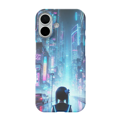 サイバーパンク・トーキョー — 夜に染まる未来都市 iPhone Smartphone Case