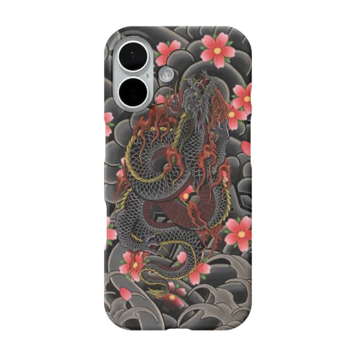 極道スマホケース龍 iPhone Smartphone Case