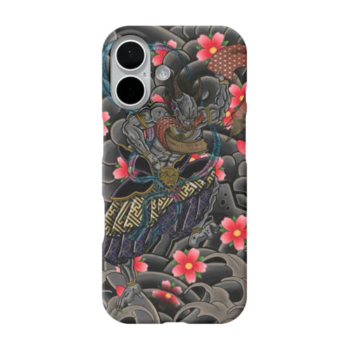 極道スマホケース第六天魔王波旬 iPhone Smartphone Case