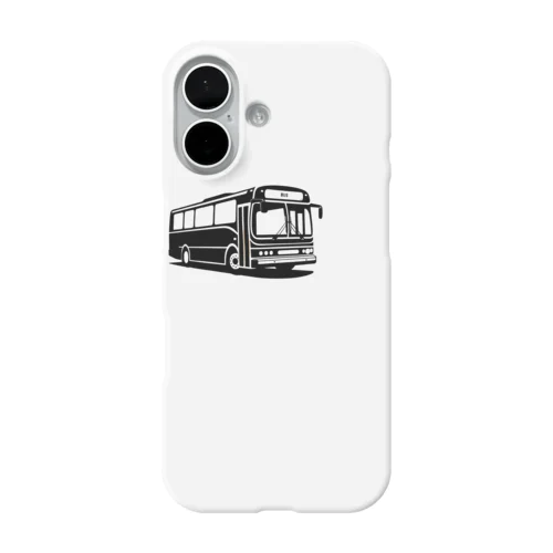 バスシルエット iPhone Smartphone Case
