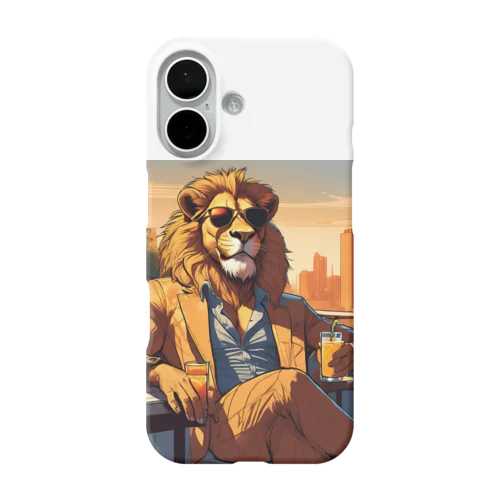 130-HiSXライオン iPhone Smartphone Case