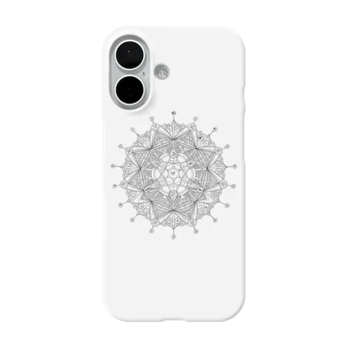 携帯をお守りに【魔除け曼荼羅】 iPhone Smartphone Case