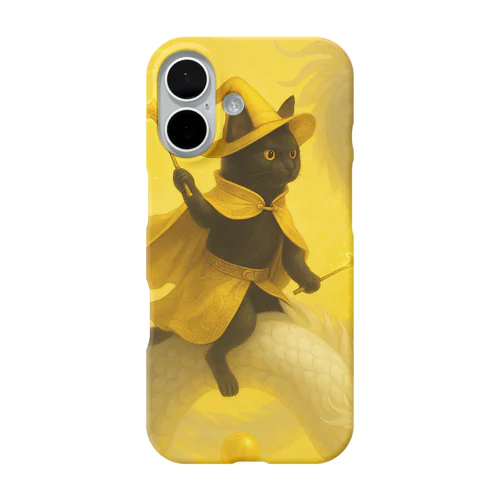 魔法猫と白龍 iPhone Smartphone Case