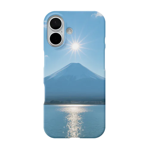 「ダイヤモンド富士 - 光の頂」Tシャツ iPhone Smartphone Case