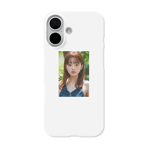 未来少女カラーズ　茶 iPhone Smartphone Case