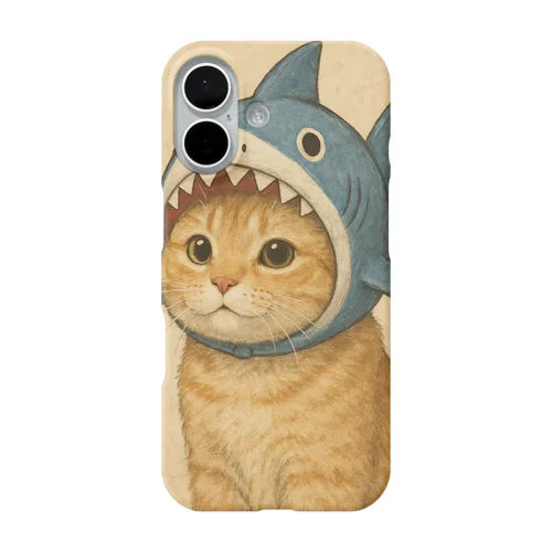 サメ猫 iPhone Smartphone Case