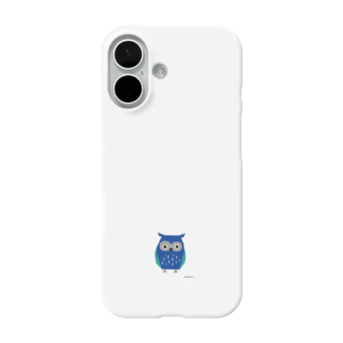 フクロウのイラストスマホケース iPhone Smartphone Case