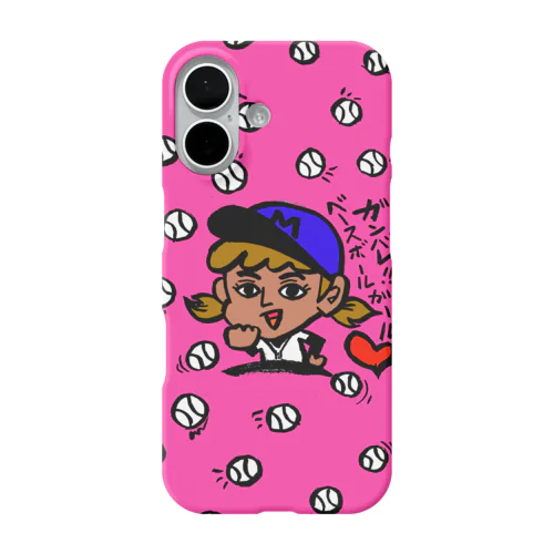 ガンバレ！ベースボールガール！ iPhone Smartphone Case