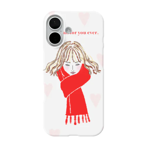 ハートの女 iPhone Smartphone Case