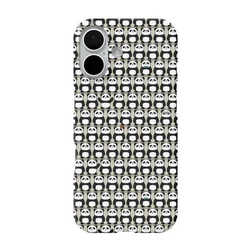 ヤアヤアパンダ（グレー） iPhone Smartphone Case