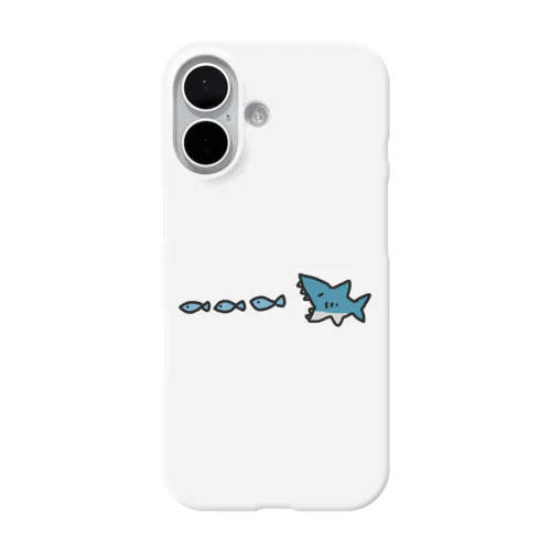 サメの食事 iPhone Smartphone Case
