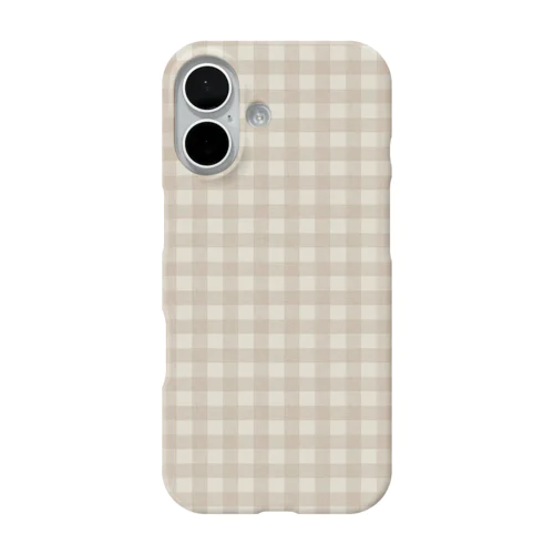 チェック柄 iPhone Smartphone Case