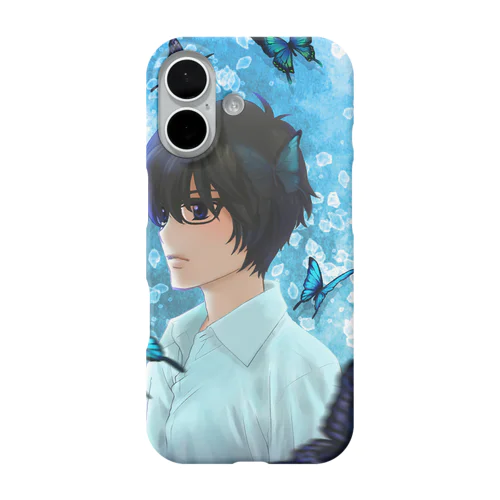 蝶が羽ばたく iPhone Smartphone Case