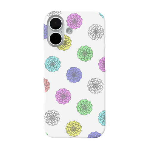金平糖【白】 iPhone Smartphone Case
