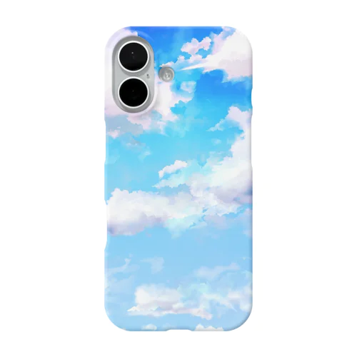 春の空 iPhone Smartphone Case