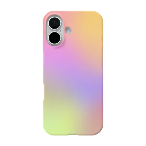 淡いカラースプレー iPhone Smartphone Case