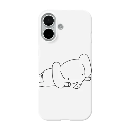 ぐでるゾウさん〜白色バージョン〜 iPhone Smartphone Case