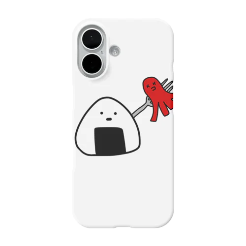 タコさんウィンナーVSおにぎり iPhone Smartphone Case