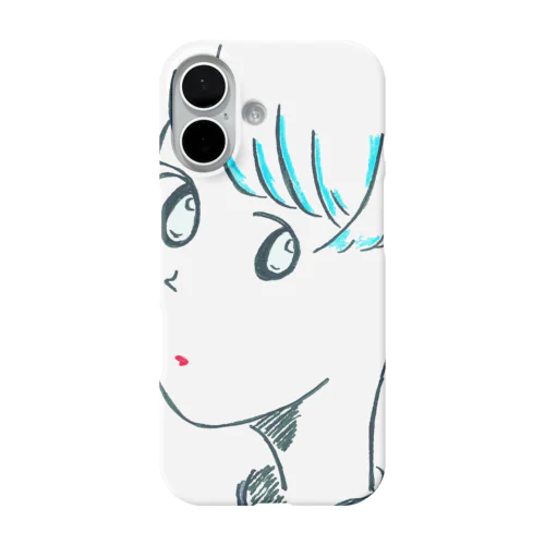 夏の女の子 iPhone Smartphone Case