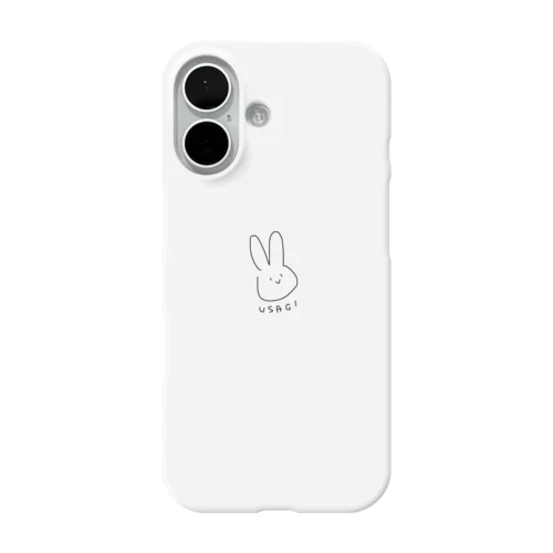 やるきのないうさぎ iPhone Smartphone Case