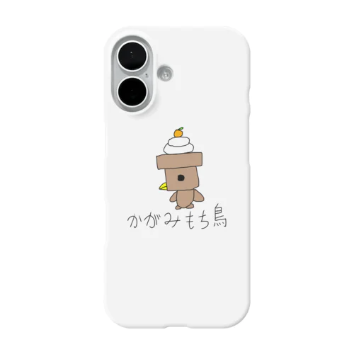 かがみもち鳥 iPhone Smartphone Case