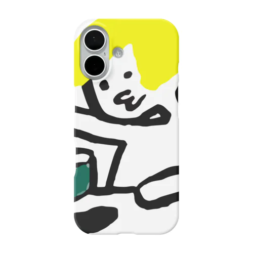 やけ酒しちゃう（ぱつきんベレーさん） iPhone Smartphone Case