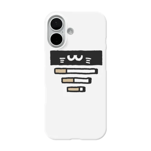タバコとノリスケ猫 iPhone Smartphone Case