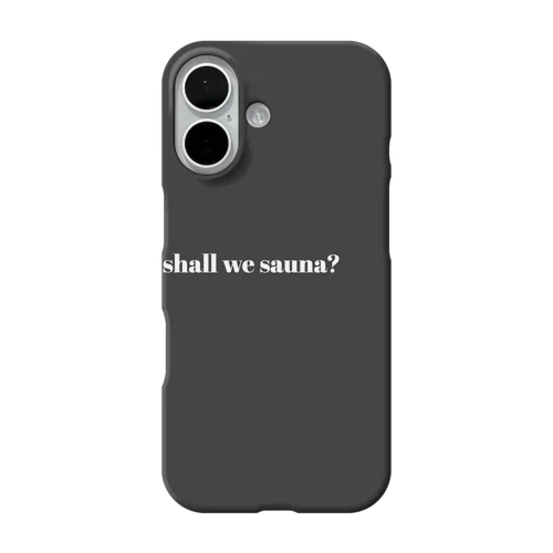 shall we sauna?スマホケース iPhone Smartphone Case