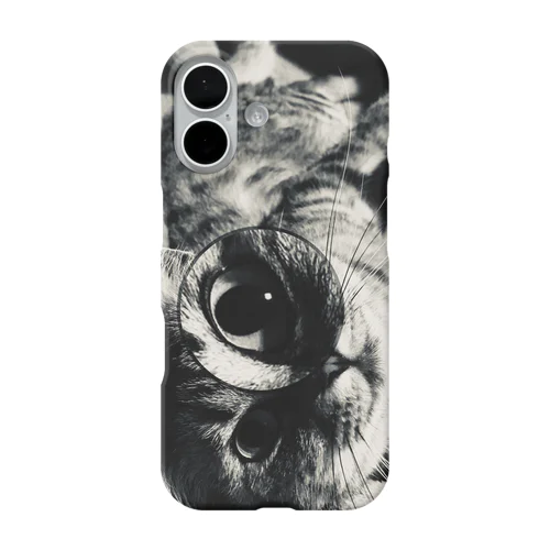 探偵猫の休日 iPhone Smartphone Case