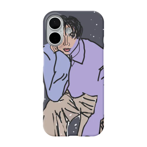 夜の男🌉 iPhone Smartphone Case