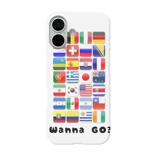 「Wanna Go？」 iPhone Smartphone Case