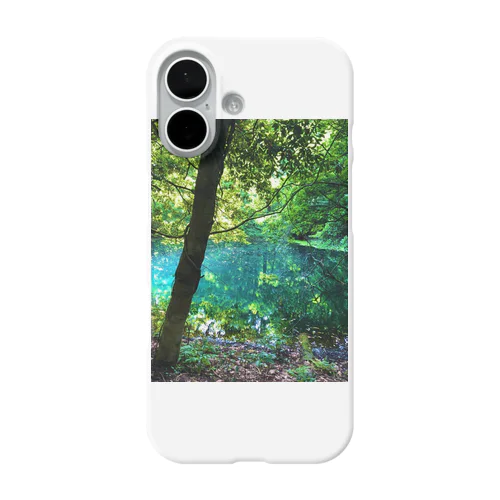神々しい池 iPhone Smartphone Case