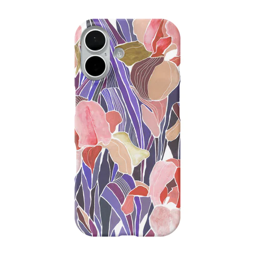 カキツバタ_red iPhone Smartphone Case