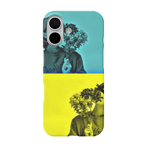 鏡の自分 iPhone Smartphone Case