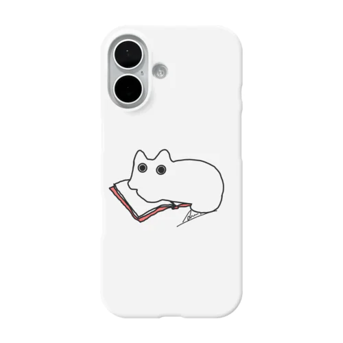 鎮座ネコ iPhone Smartphone Case