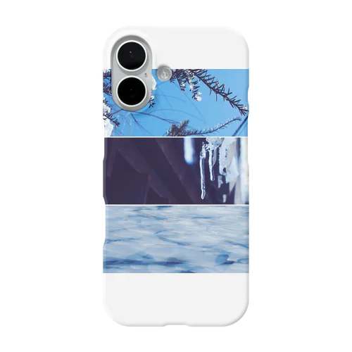 或る雪明け三景 iPhone Smartphone Case
