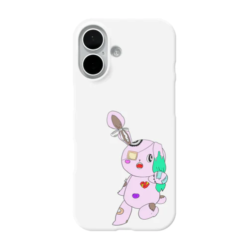 病みうさぎ(カラーver.) iPhone Smartphone Case