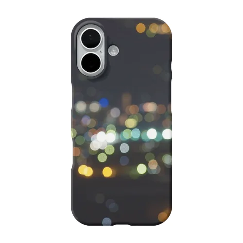 霞む夜景 iPhone Smartphone Case