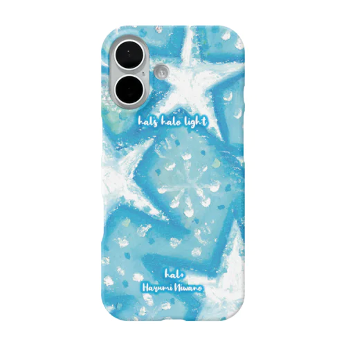 baby blue star iPhone Smartphone Case
