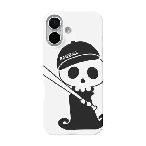 baseball skull（バッター） iPhone Smartphone Case