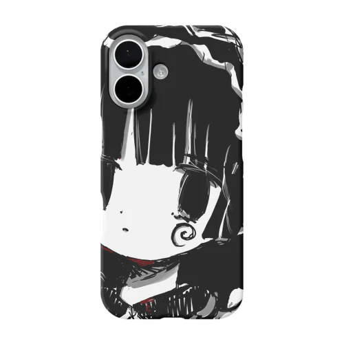チめいどさんの遺影 iPhone Smartphone Case