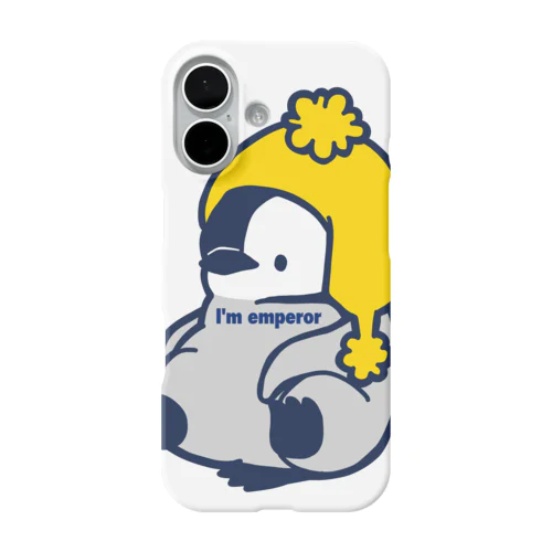 皇帝ペンギンの赤ちゃんボンボン帽子 iPhone Smartphone Case