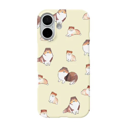シェルティのおやこ iPhone Smartphone Case