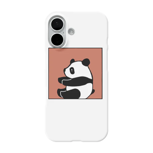 横向きおパンダ iPhone Smartphone Case
