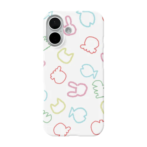 クレヨンらくがき iPhone Smartphone Case