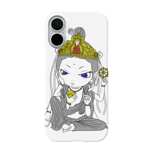 如意輪観音 iPhone Smartphone Case