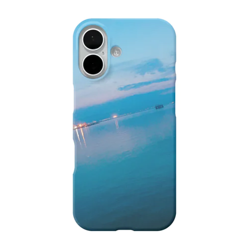 夕方の海 iPhone Smartphone Case