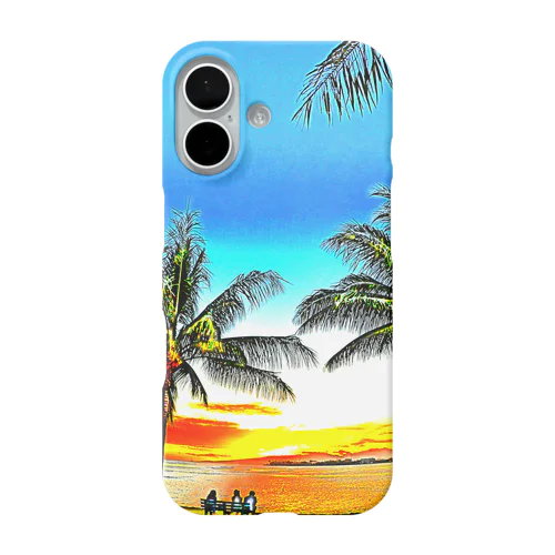 ハワイ　マジックアイランド　サンセット iPhone Smartphone Case