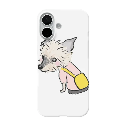 「保護犬カフェ支援」グッズ 海凪さん iPhone Smartphone Case